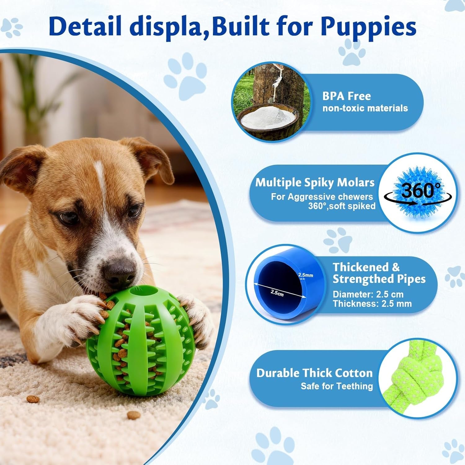 Great for puppies and for adult dogs.